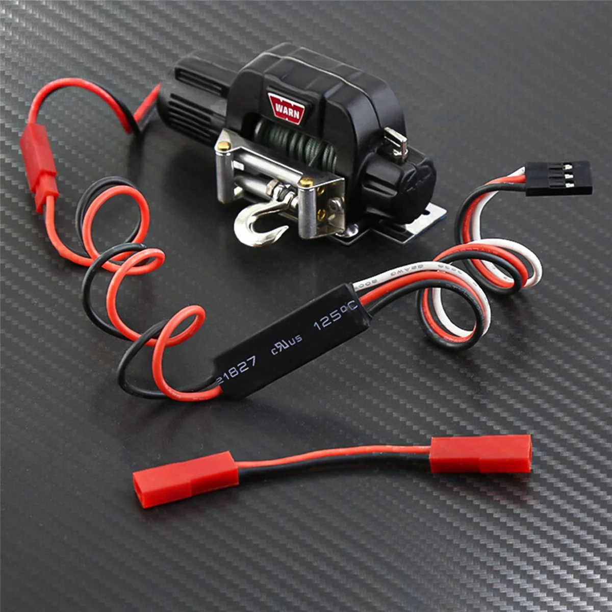 FBIL-2X RC Car Winch 3CH Remote Controller Receive Cable With Adapter Plug For 1/10 RC Crawler Axial SCX10 Traxxas TRX4