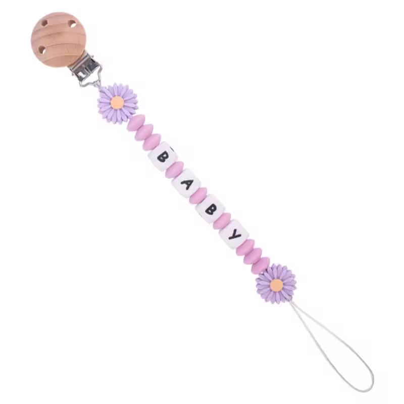 New Custom Pacifier Clips Nipple Dummy Holder Chain Holder Newborn Soother Chains Infant Feeding Soother Teething Toy Chew Gifts - Image 15