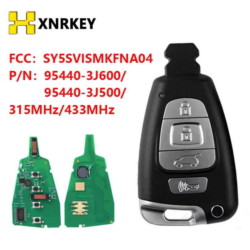 

XNRKEY Remote Key 315/433MHz NCF29A1M Chip for Hyundai Veracruz 2007-2012 FCC: SY5AVISMKFNA04 PN: 95440-3J600 / 95440-3J500