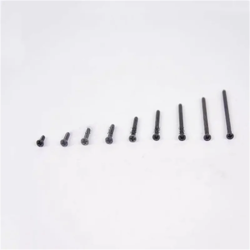 4WD accessories carburized black flat head screws of various lengths 10 installed