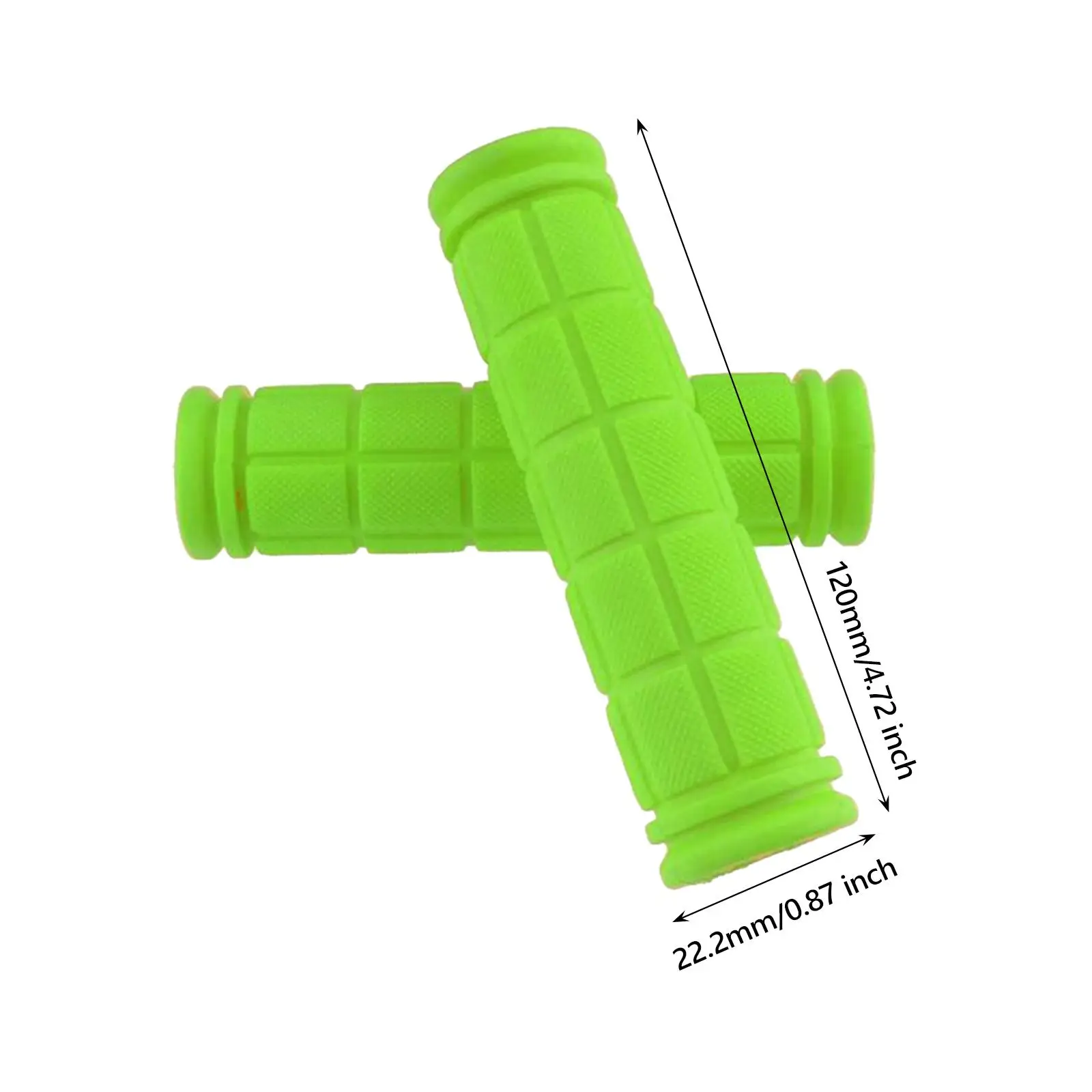 2x Bike Handlebar Grips Soft Cycling Short Bar Cover for Mountain Road Bikes image 6