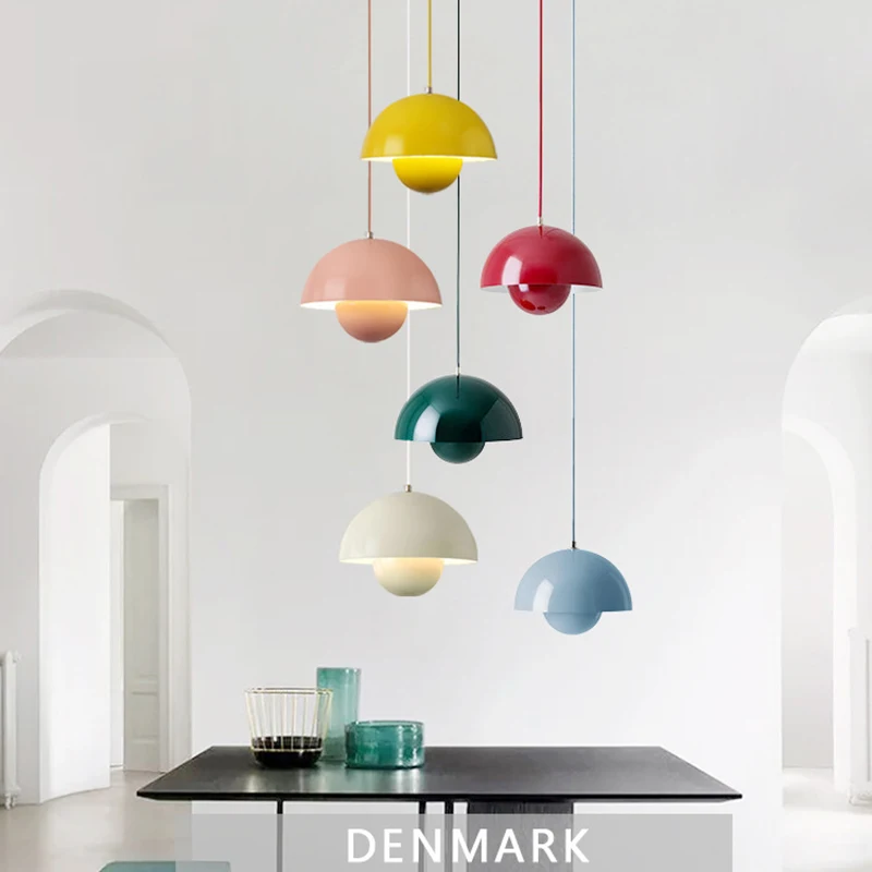 

23cm Creative Chandelier Bedroom Study Restaurant Pendant Lights Decorative Lamp Multi-color Optional Modern Bud Indoor Lighting