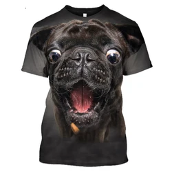 Summer Trend Animal Dog 3D HD Printed t-shirt Fun Top abbigliamento Casual da uomo Hip Hop girocollo di alta qualità manica corta Shirt6XL