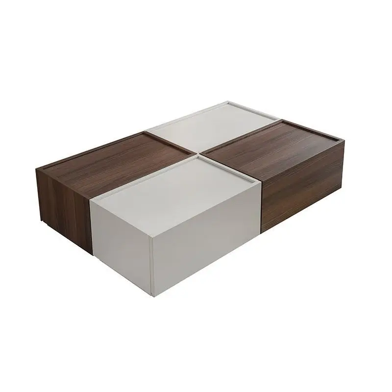 Multifunctional building block coffee table combination storage integrated bedside  bucket  dining side cabinet random assembly