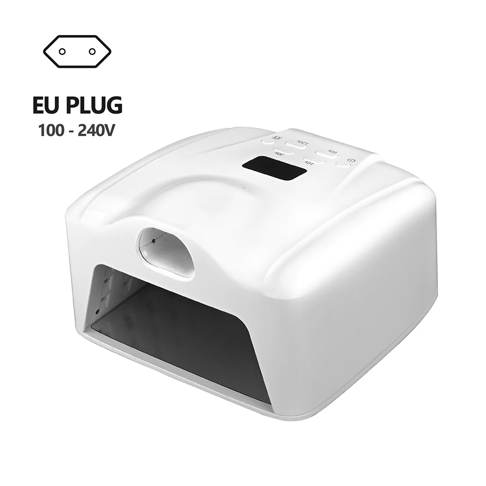 2-in-1 Nagellampe für einzelne Zehen und Finger, Gel-Nagelhärtungslampe, Ganzhand-Schnelltrocknungs-LED-Lampe, Nageltrockner mit automatischem Sensor, Doppellampe