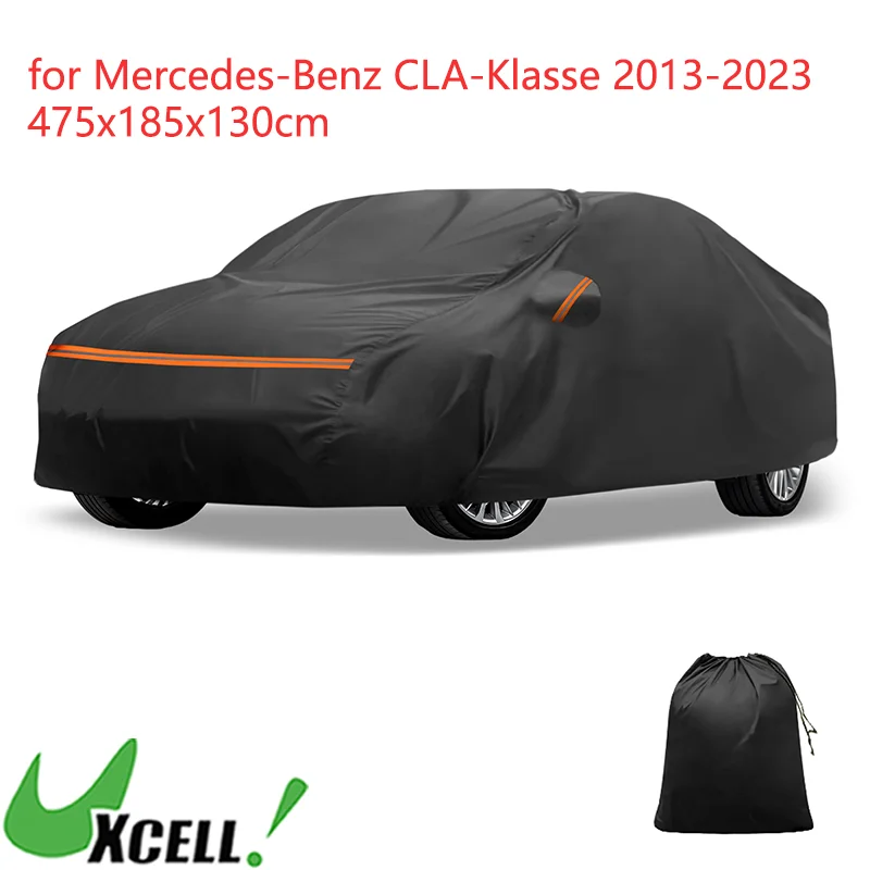 

UXCELL водонепроницаемый автомобильный чехол для Mercedes-Benz CLA-Klasse 2013-2023 PEVA, защита от царапин, внешняя защита, автомобильные аксессуары