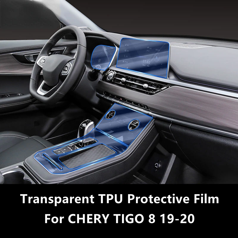 

For CHERY TIGO 8 19-20 Car Interior Center Console Transparent TPU Protective Film Anti-scratch Repair Film Accessories Refit