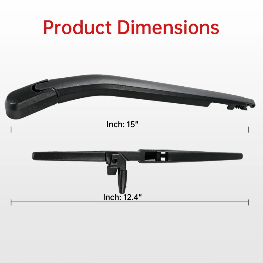 Rear Wiper Arm & Blade For Toyota 4 Runner 2003 2004 2005 - 2009 Windshield Windscreen Clean Tailgate Window Car Wiper Arm Blade