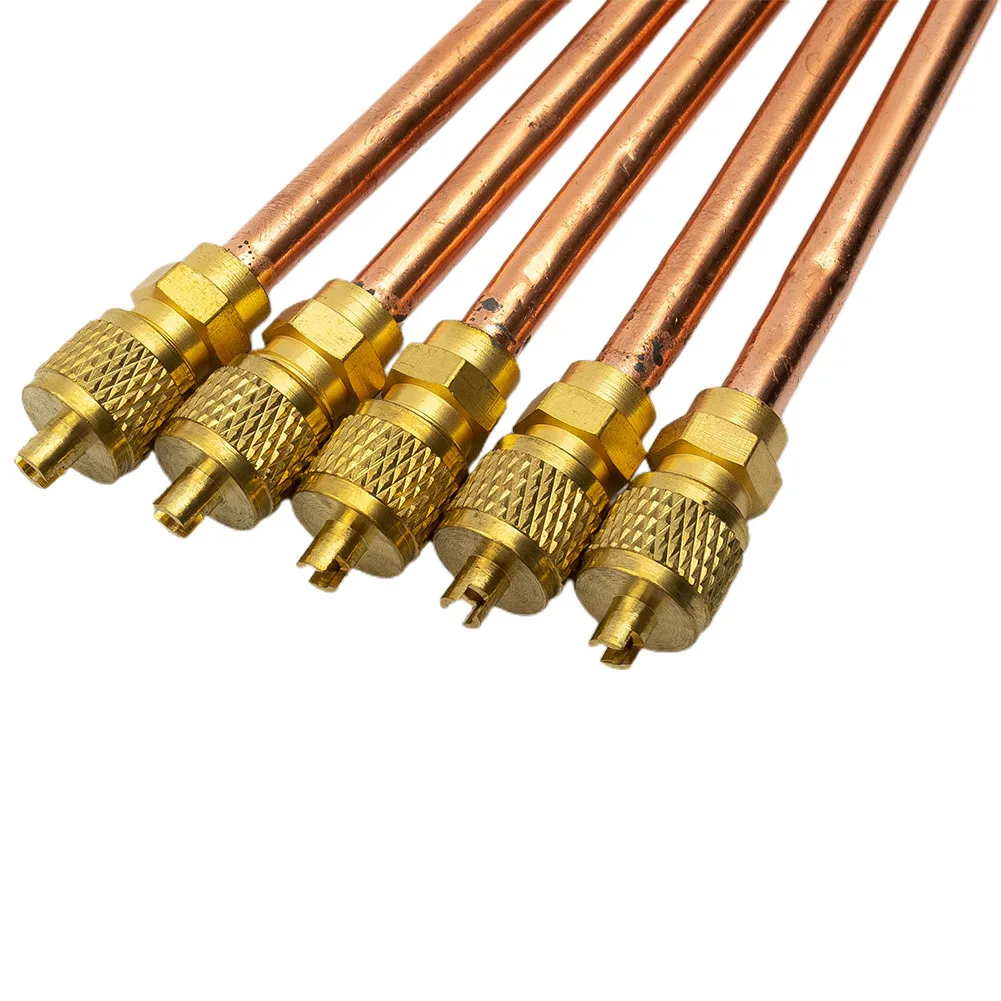 Efficient Copper Access Valves for Various Applications Set of 10 Refrigeration Parts Long Lasting Performance
