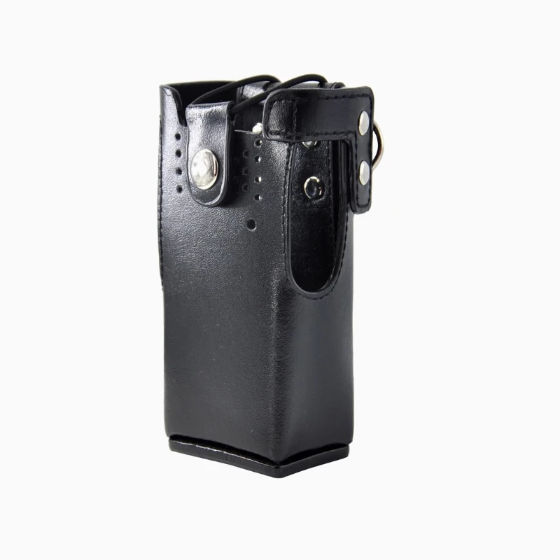 

Кожаный чехол для рации Подходит для Motorola GP328 GP340 GP338 GP3688, пыленепроницаемый и защитный чехол для радиоприемника с защитой от падения