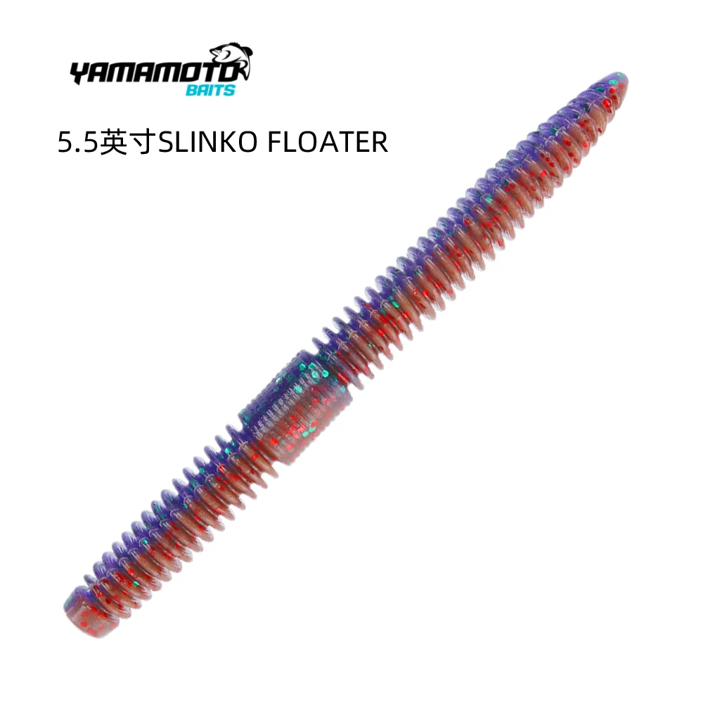 

American YAMAMOTO SLINKO FLOATER SENKO Noodle Worm Wacky Floating NEKO Bait