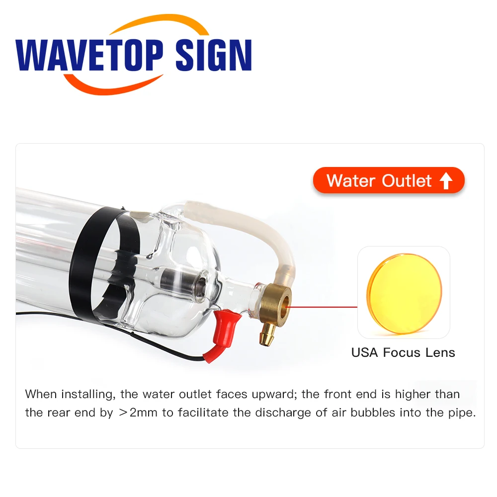 

Лазерная трубка WaveTopSign Co2 WT1850 150W 80x1850мм (стеклянная трубка 80x2000мм) для лазерных станков Co2 для резки и гравировки