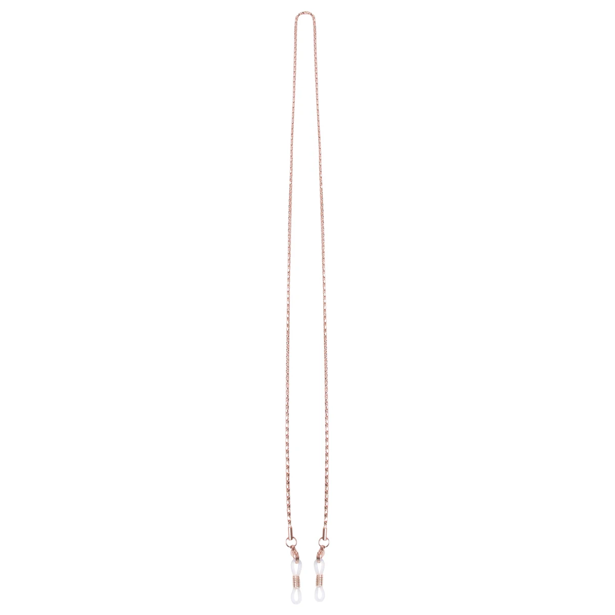 

Retro Eyeglass Chain Stainless Steel Snake Chain Adjustable Silver Ends Metal Coils Glasses Holder Lanyard For Men Women Non