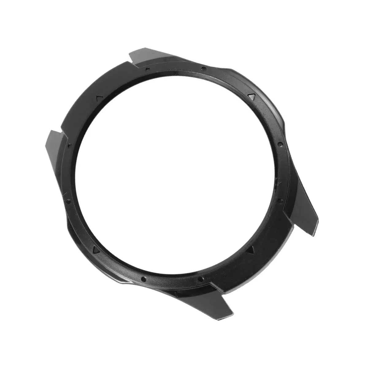 Smartwatch Protection Case Black Hard Pc Cover Slim Lightweight Hollowed Design Drop Resistance Precise Access Compatible