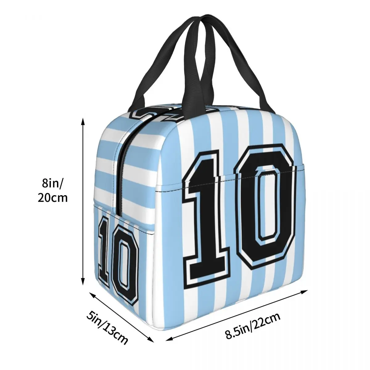 Argentina Flag Lunch Bag For Women Portable Thermal Insulated Argentine Football Gift Lunch Box Picnic Multifunction Food Tote
