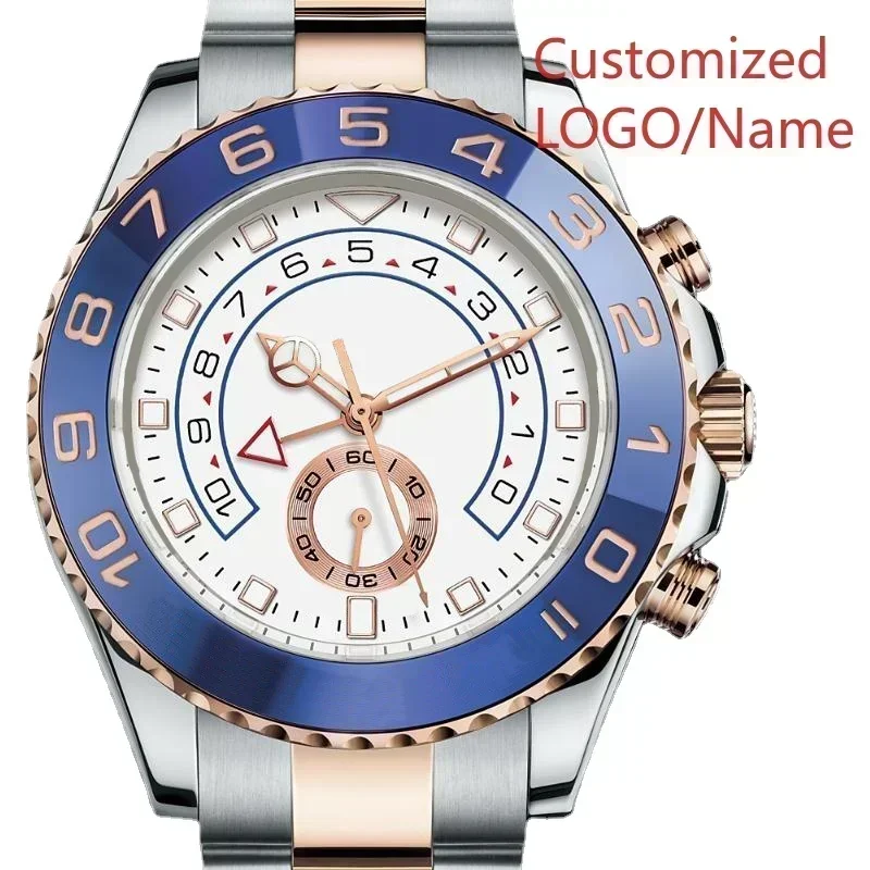 

DONGDI Store Customized Watch 44mm Men's Luxury Master Automatic Mechanical Movement Sapphire Male Brand Clock Watches