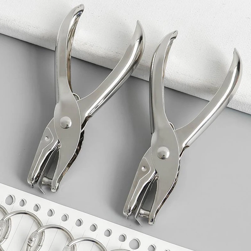 Dziurkacz 3/6mm Przenośny dziurkacz z pojedynczym otworem Materiał papierowy Scrapbooking Ręczne rzemiosło metalowe Materiały biurowe do oprawy