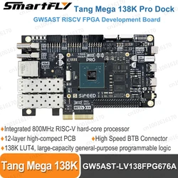 Sipeed Tang Mega 138K Pro Dock GOWIN GW5AST RISCV FPGA Development Board 3 LANE MIPI CSI Large capacity LUT 1GB DDR3