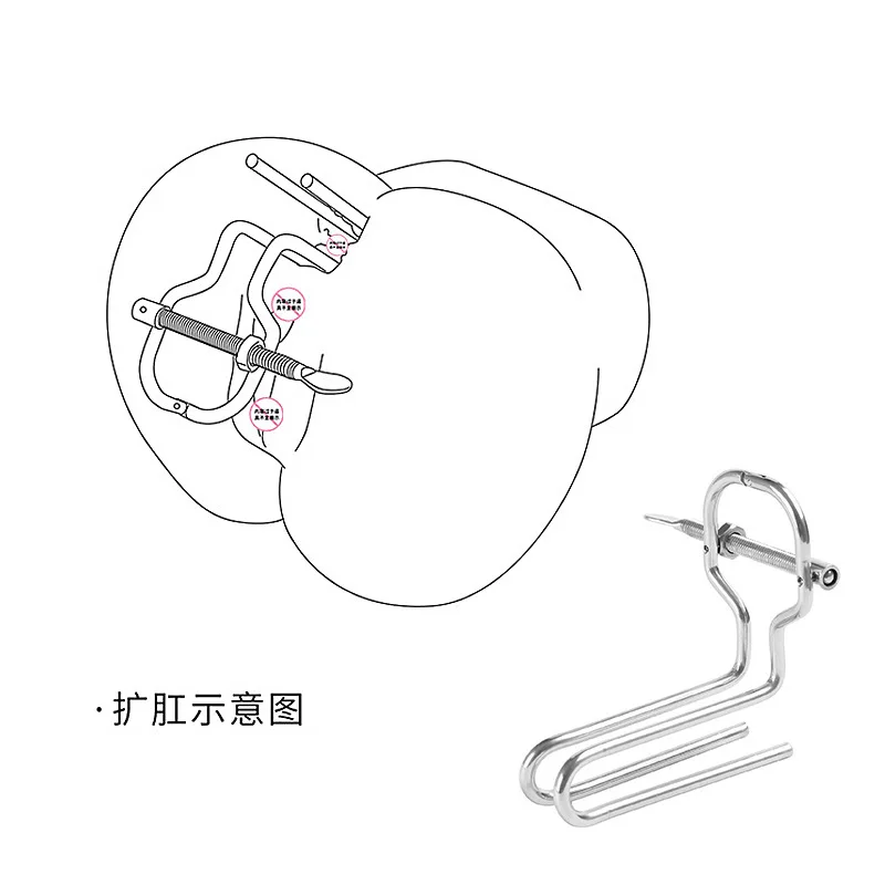 Long Anal Stretcher Plugs Expansion Vaginal Lips Spreader Eme Uterine Penny Expander Rectal Vaginism Dilator Kit Speculum Anus