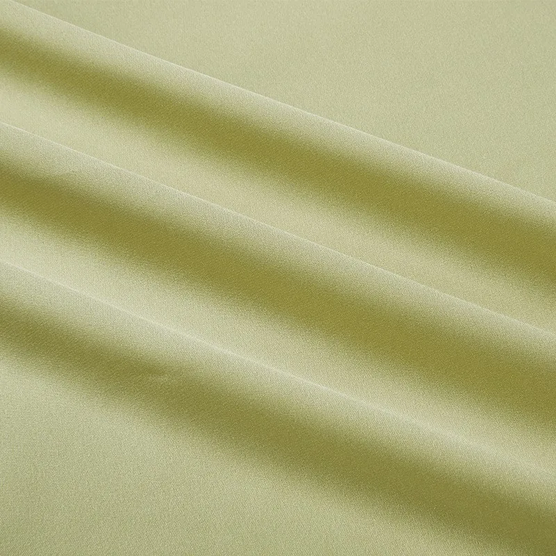 19 momme elastic double qiao silk fabric matte Spring designer dress