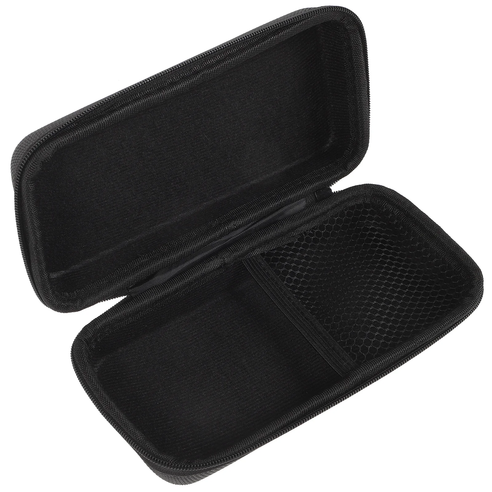 

Microphone Storage Box Black Eva Shockproof Waterproof Lightweight Carry Case For Mic With Mesh Pocket Microphone Pouch