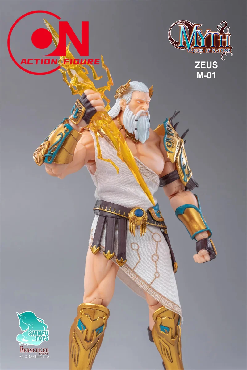 Berserker Studios-figura de acción coleccionable a escala 1/12, M-01, Zeus All Nations Gods Series, Anime, 6 ", hombres, soldado