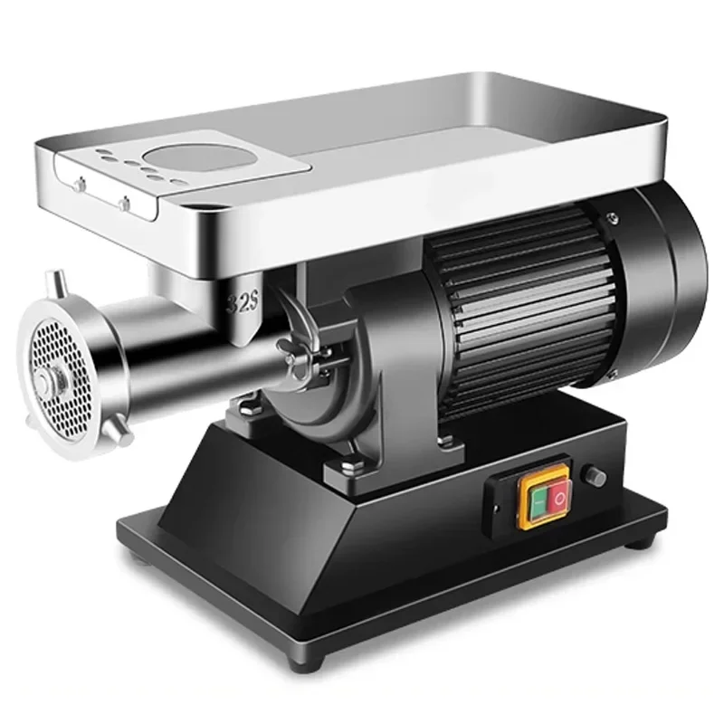 Industrial Meat Grinder Mincer Machine, with 2 Blades, 3 Grinding Plates & Sausage Filling Attachment