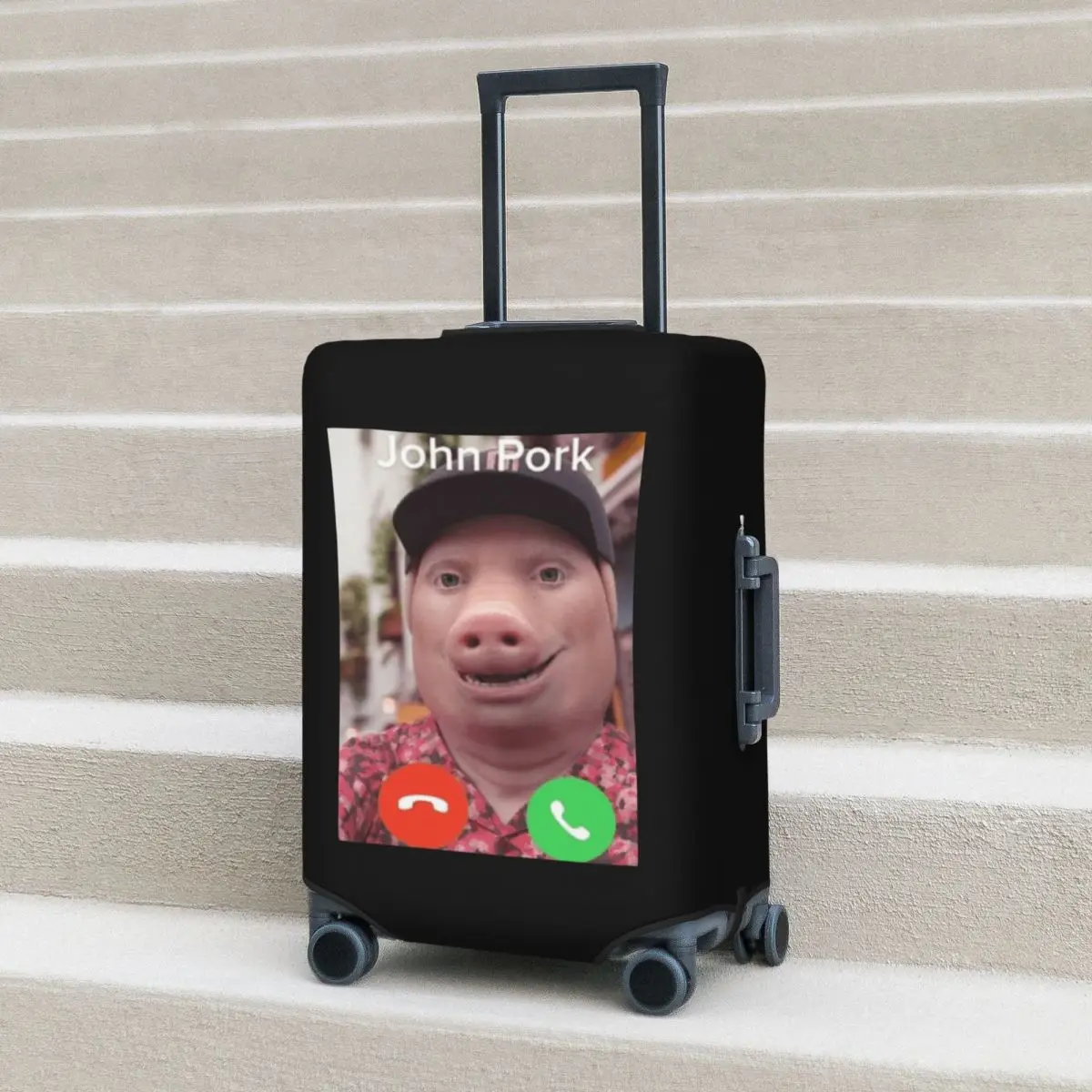 غطاء حقيبة John Pork Facetime لحماية الأمتعة المرنة مقاس 18-32 بوصة