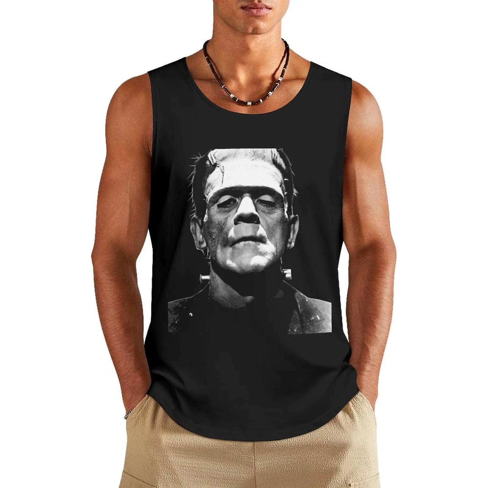

Monster Tank Top T-shirt sports t-shirt gym man singlet for men
