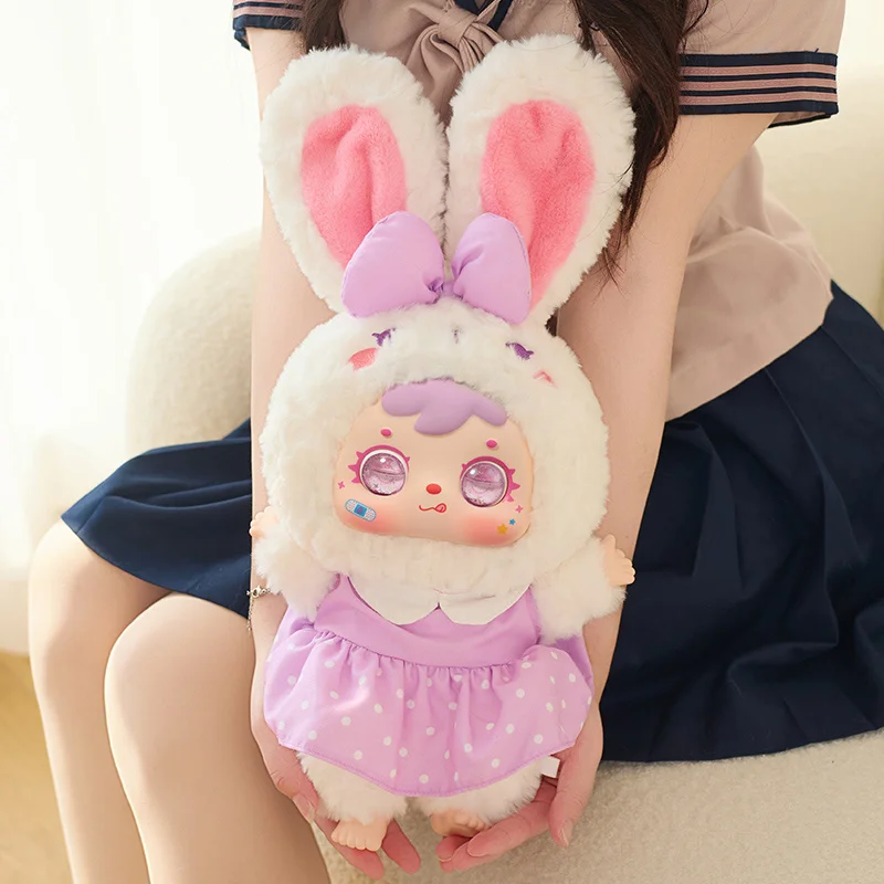 Samuel V4 400% Overall Doll Soft Cute Rabbit Treasure series Mystery Vinyl Plush Blind Box Desktop Decor Girl Surprise toy Gifts - Image 2