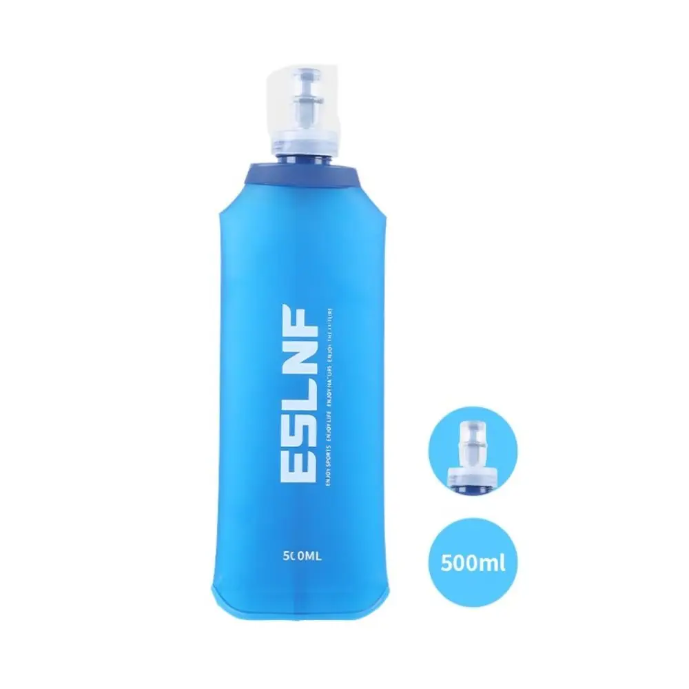 

High Quality 500ml Collapsible Water Bottles Leak-Proof Portable Running Water Bottle Sport Water Bottle Cycling