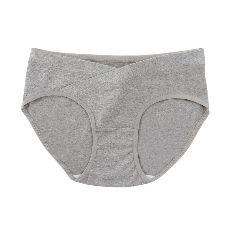 5PCS Pure Cotton Low Waisted Belly Support Pregnant Women\'s Underwear Oversized Comfortable Traceless Underwear During Pregnancy