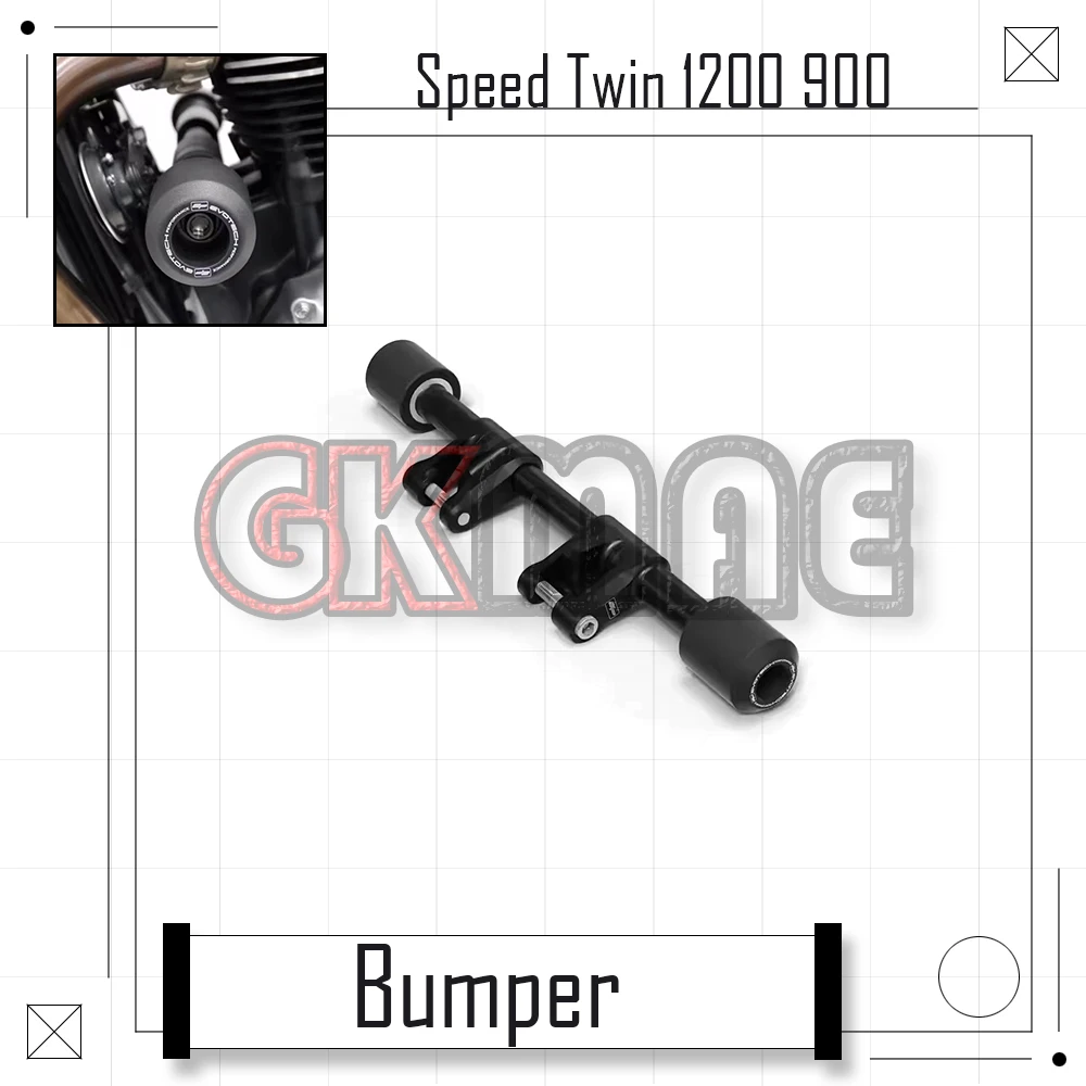 

New For Triumph Speed Twin 1200 900 Motorcycle Modified Anti-fall Ball Bumper Vehicle Body Anti-collision Bar Fit Street Twin
