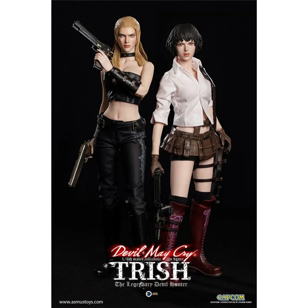 Auf Lager Asmus Toys Devil May Cry Trish Original Anime Actionfigur 1/6 Modellpuppen Boxed Statuette Ornament Sammlergeschenk