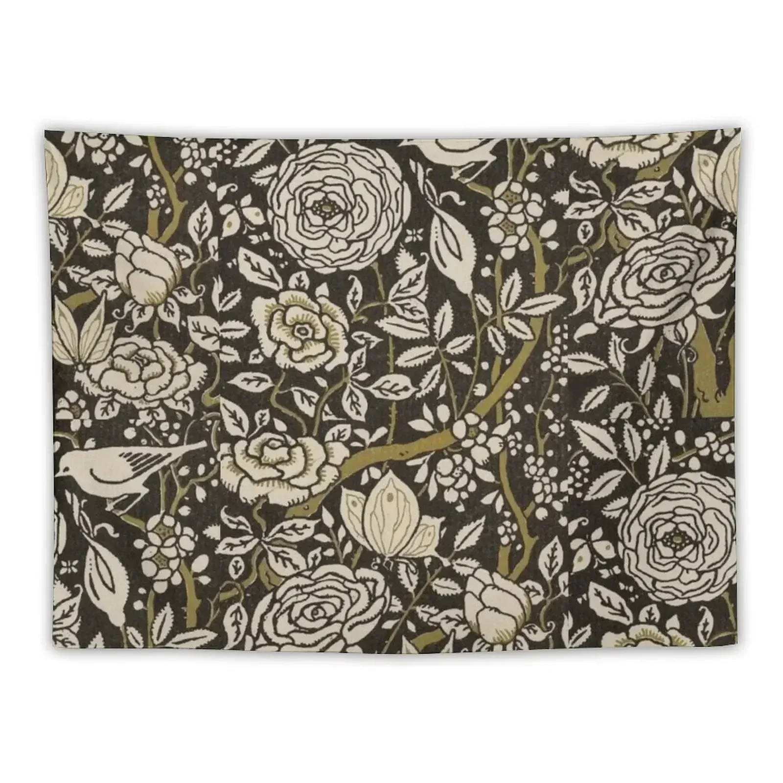 

Art Nouveau Roses Tapestry Aesthetic Room Decorations Room Aesthetic Tapestry