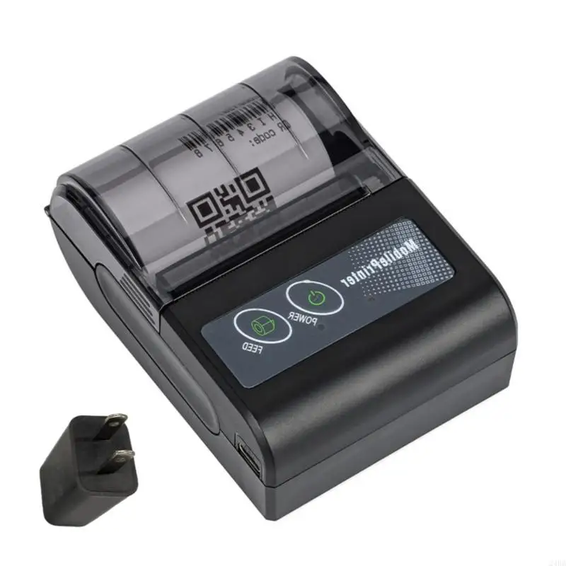 Portable Bluetooth-compatible Thermals Label Printer for Small Business and Warehouse Use 24BB