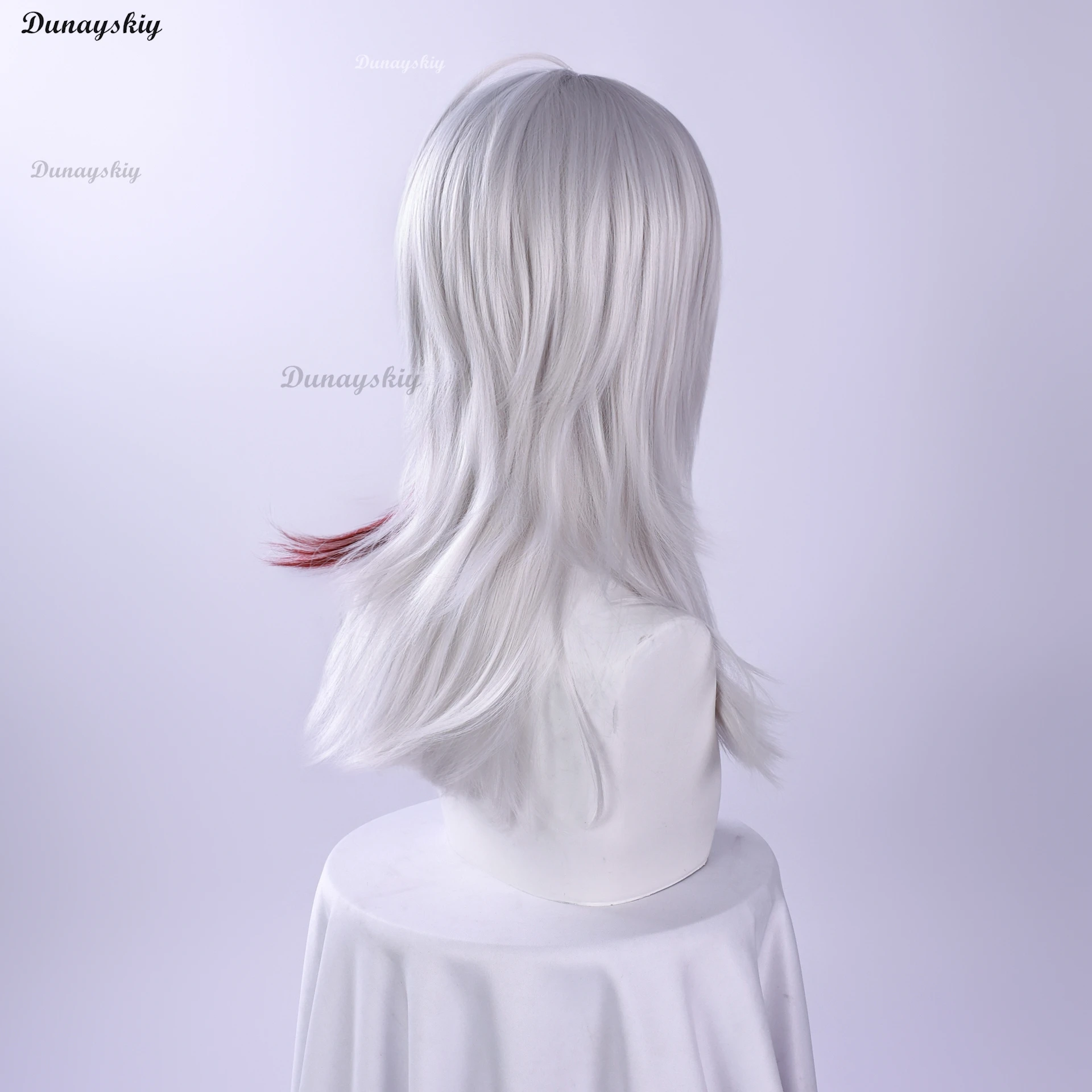 Wuthering Waves Zani شعر مستعار تأثيري شعر رمادي Montelli Family Averardo Bank Ragunna Rinascita لعبة حفلة الهالوين للنساء الفتيات