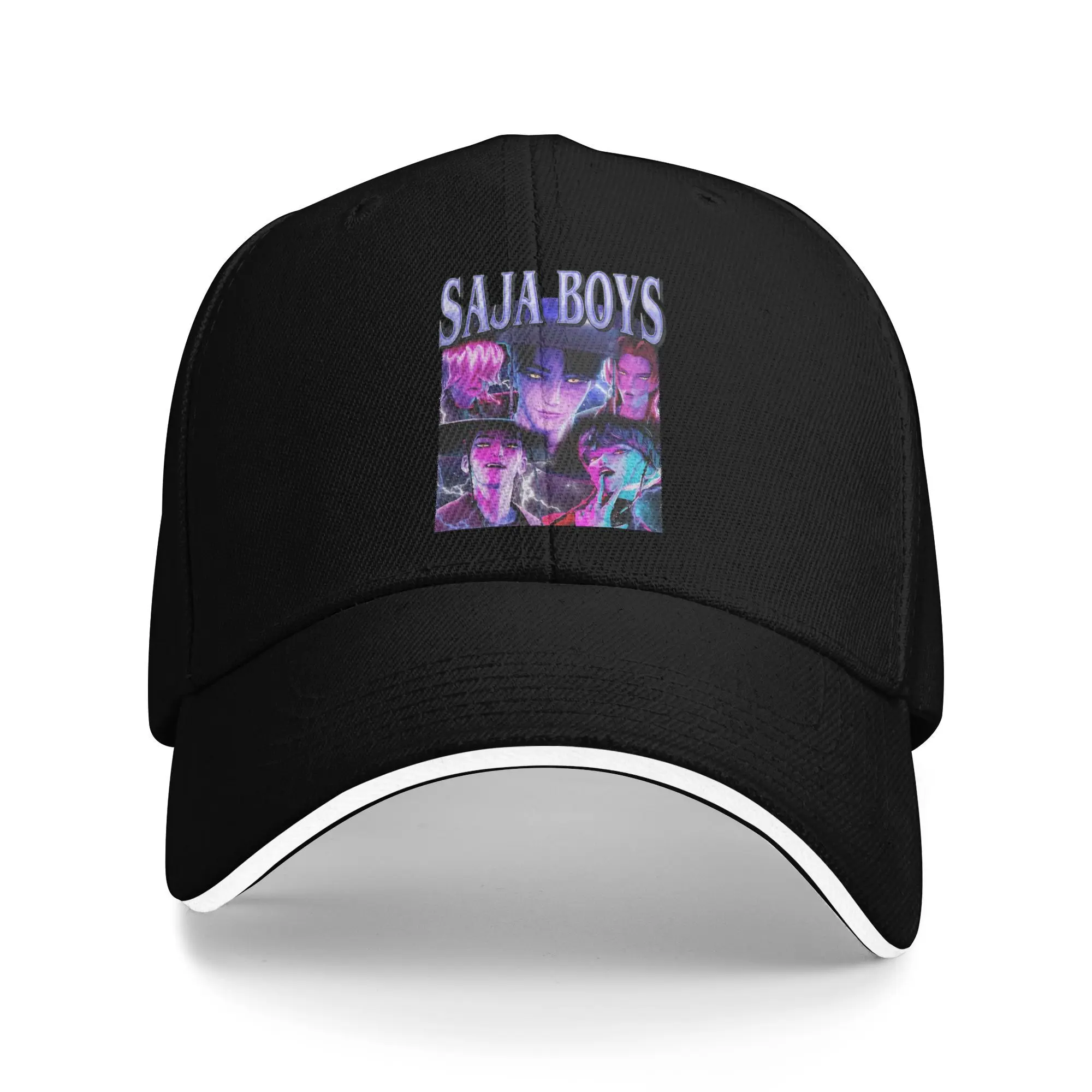 

Saja Boys Kpop Demon Hunters Повседневная бейсболка Летняя шляпа дальнобойщика Солнцезащитная кепка для охоты и кемпинга Snapback Женская и мужская кепка в стиле ретро