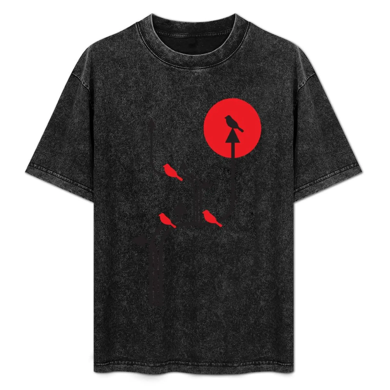 

Sunbirds T-Shirt Basic Solid Tee for Daily Use