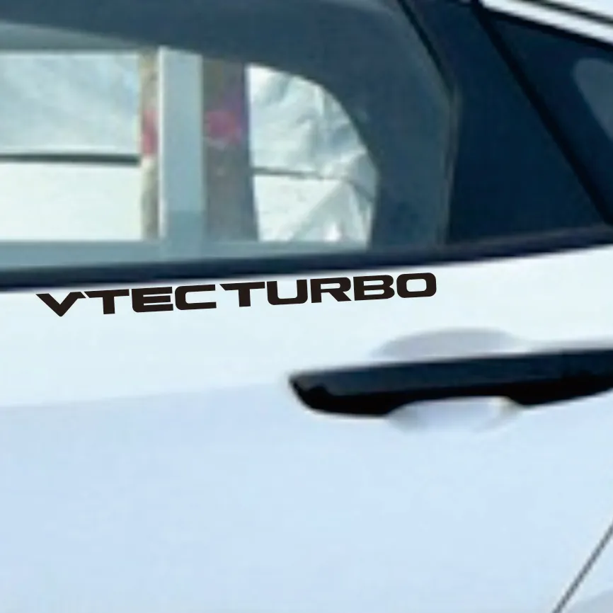 

VTEC TURBO Viny Windshield Car Sticker Decal For Honda Civic Fit Jazz JDM Typer R Accessories Automobiles Car Styling