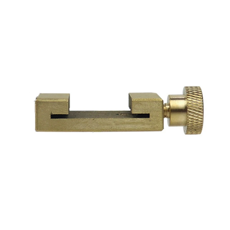 Adjustable Steel Ruler Positioning Block Angle Marking Gauge Brass Line Scriber Ruler Fixed Position