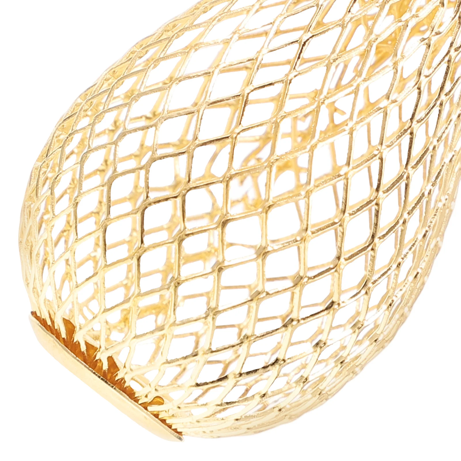 20 pezzi di coperture per corde di luce natalizia mini paralumi in ferro cavo gabbia metallica fai da te paralume pendente per decorazioni per feste di Natale