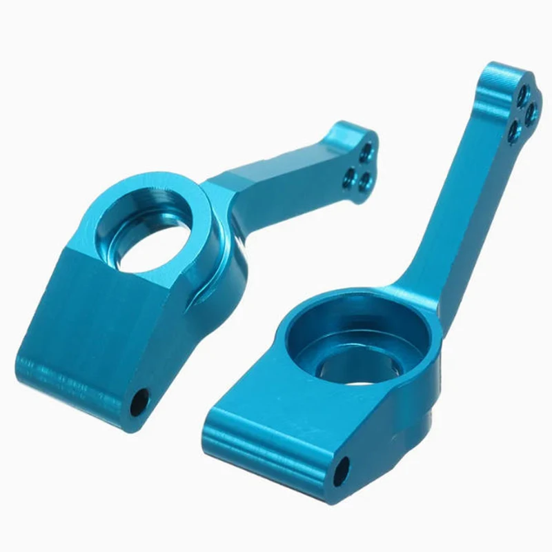 Productie van goede verschillende CNC-machines onderdelen Blauw geanodiseerde aluminiumlegering poreuze stuurarm