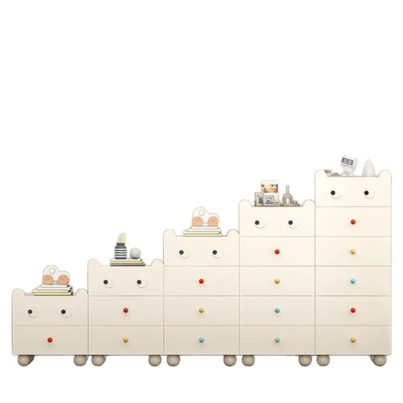 

Solid wood children's chest cabinet Solid wood chest cabinet Solid wood cabinet Bedroom five buckets storage Bedside