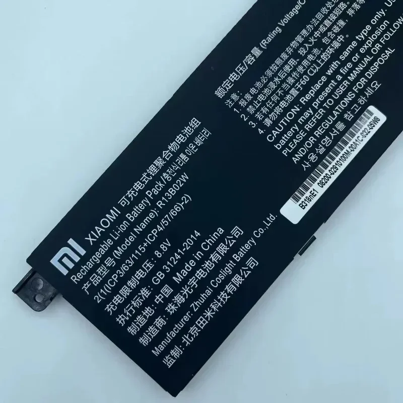 100% origineel 5230mAh voor Xiaomi Air 13,3inch TM 161301 -01/07/CN/CG 161301 -EA/FF/FB/FC/AI R13B01W R13B02W Laptopcomputerbatterij