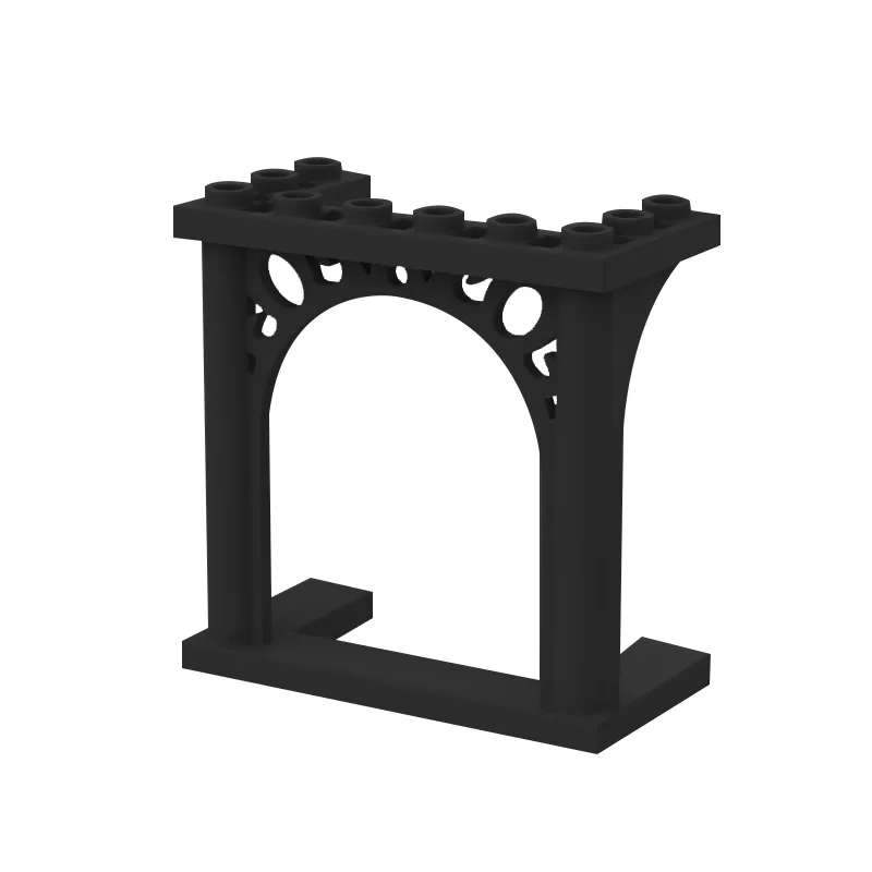 1Pc MOC Parts 30613 Arch 3 x 6 x 5 Ornamented Compatible Bricks DIY Assmble Building Blocks Particle Kid Puzzle Brain Toy Gift