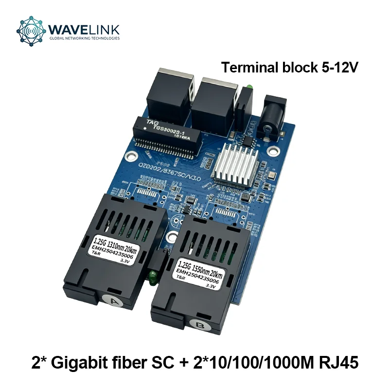 gigabit-fiber-switch-125g-pcba-board-sc-2f2e-placa-metro-fiber-singlemode-optical-converter-switch-ethernet-10-100-1000m