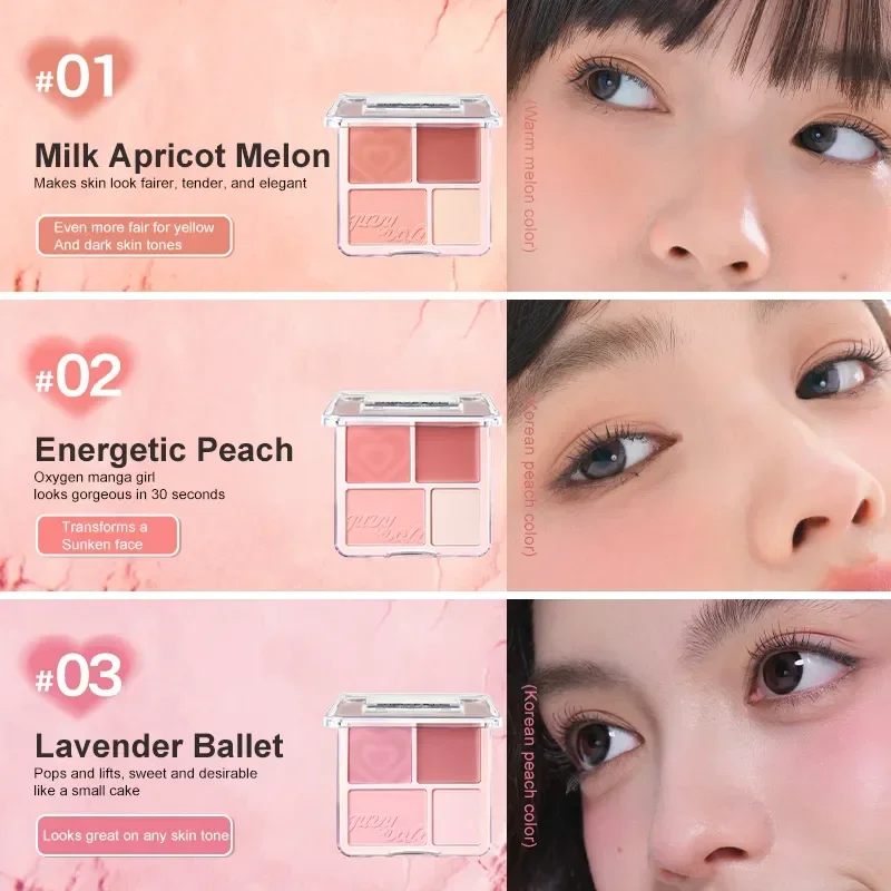 Judydoll Blush High Disc Blush Cream Blush Clay Expanded Matte Brightening Medium Grooming Disc