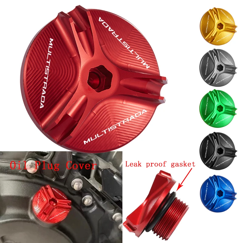 Motorcycle CNC Engine Oil Filler Cover Protection Accessories For Ducati MULTISTRADA 1200/S 1200 1200S 2010 - 2023