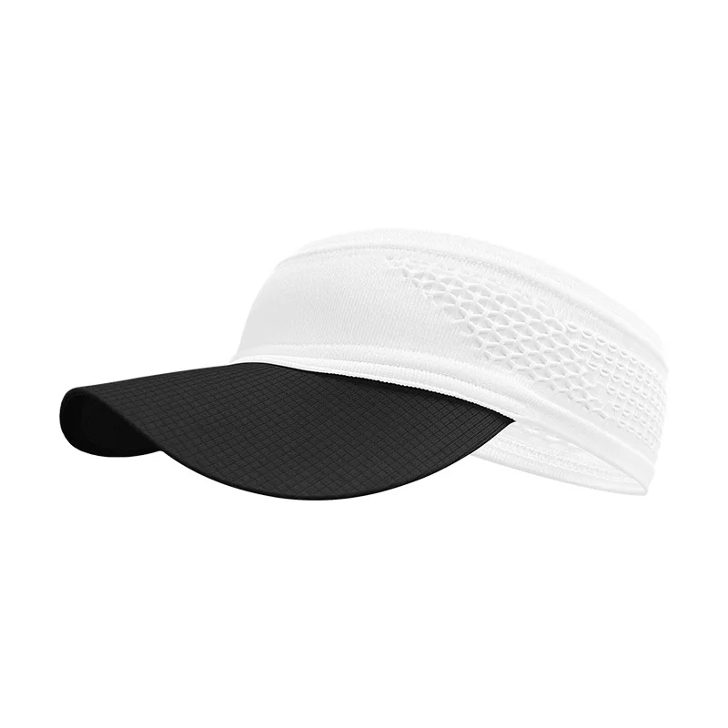 Marathon Running Sun Visor with UV Protection and a High-Elasticity Soft Brim